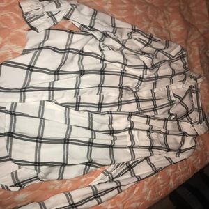 Black and white flannel
